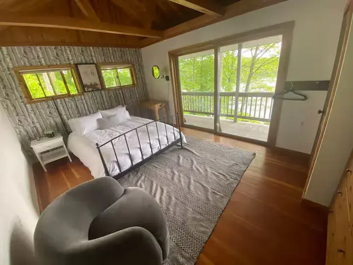 Bedroom with deck access