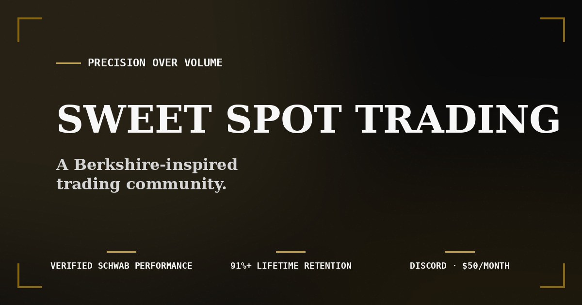 Sweet Spot Trading homepage