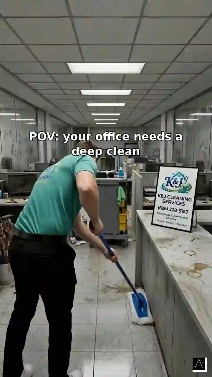 Commercial office space cleaned and turned over after-hours service
