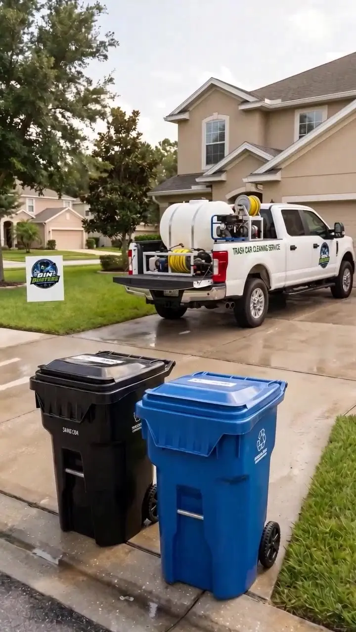 Bin Busters — Trash can cleaning service