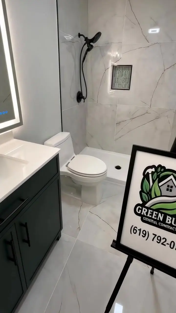 Green Build — Bath Remodel reel by Atlas Studio