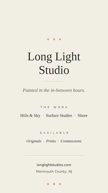 Long Light Studio — Visual Artist reel by Atlas Studio